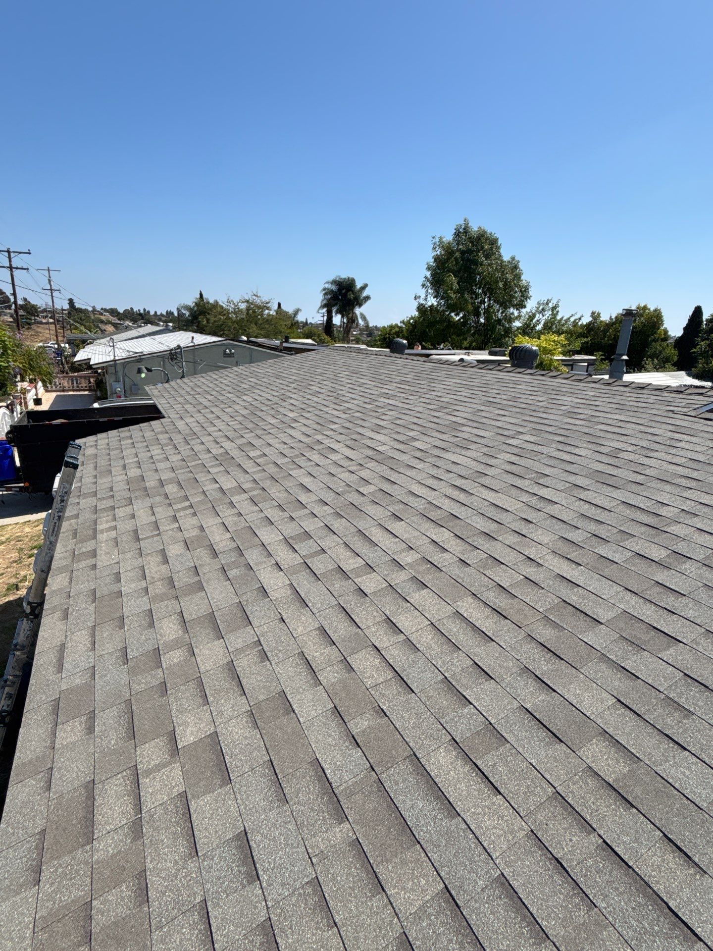 Completed Zenith asphalt shingle roof replacement